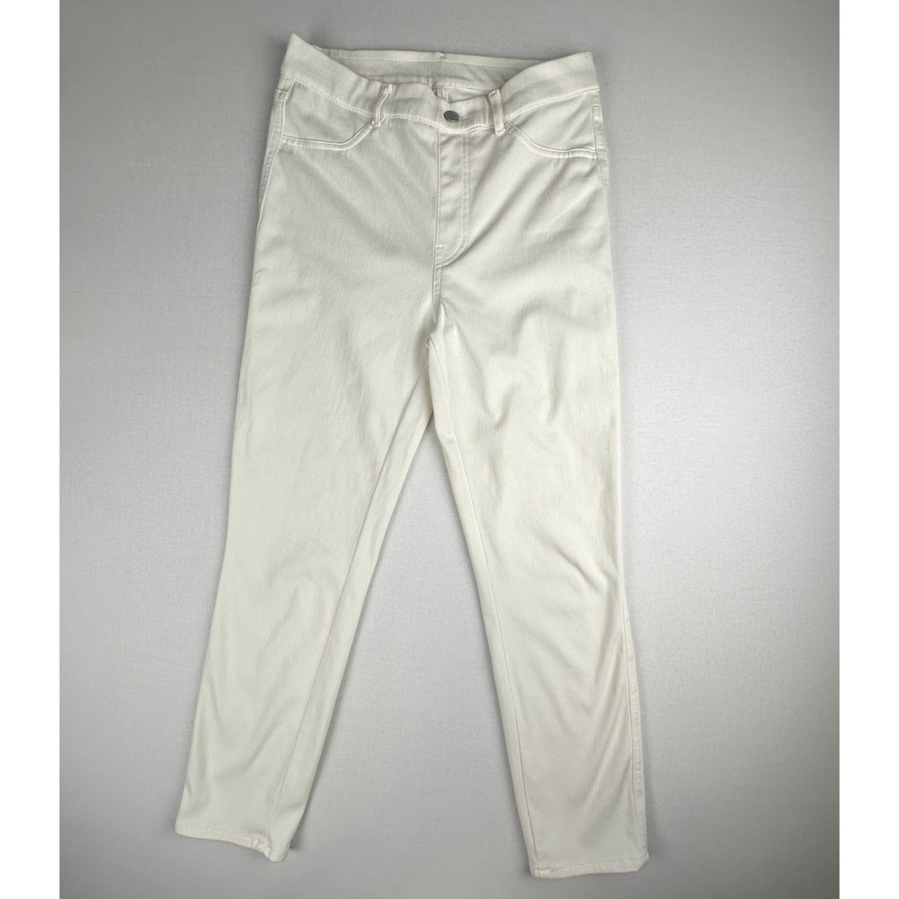 Uniqlo Ultra Stretch Leggings Pants‎ White High Rise Women's M